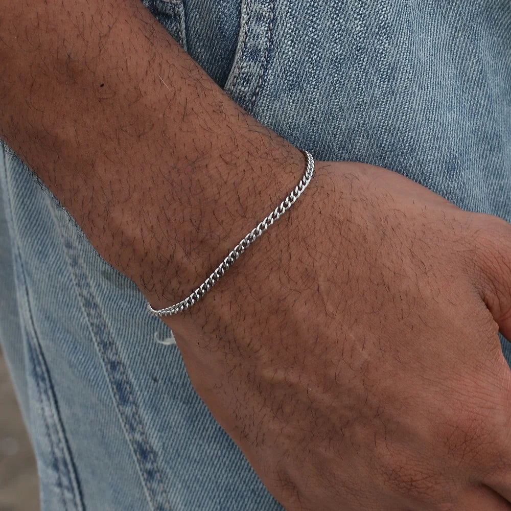 Cuban Chain Bracelet Men