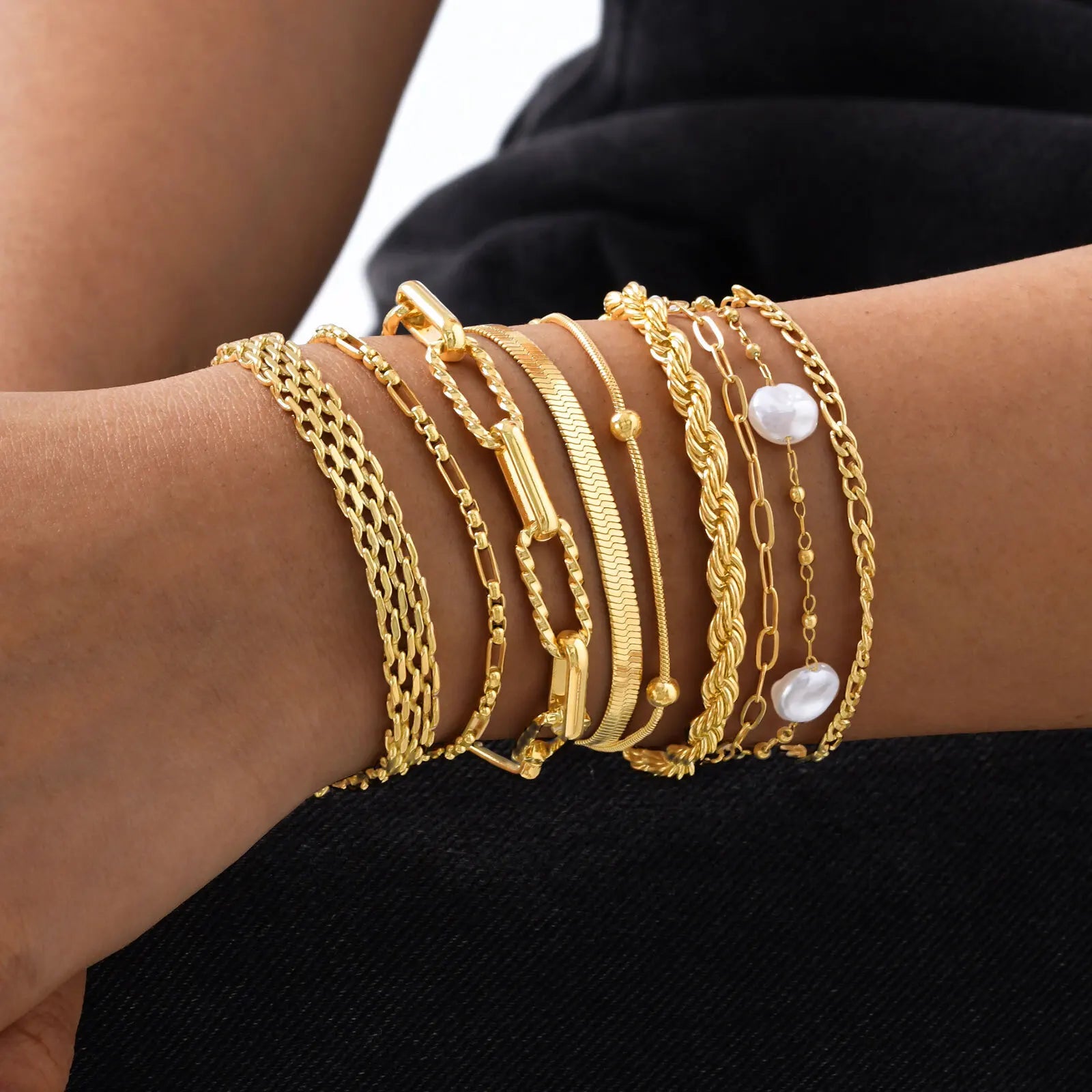Steel Chain Bracelets For Women