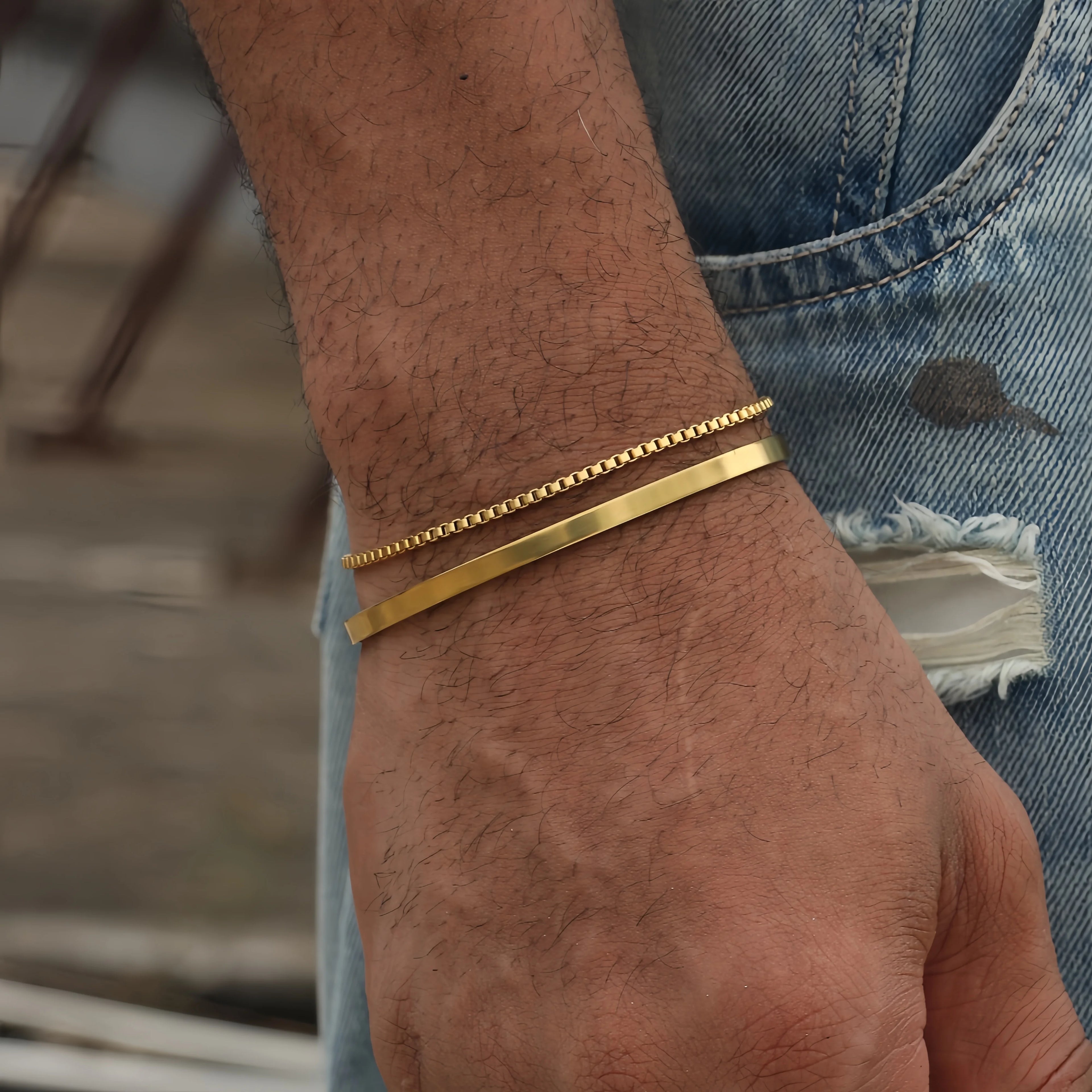 Cuban Chain Bracelet Men