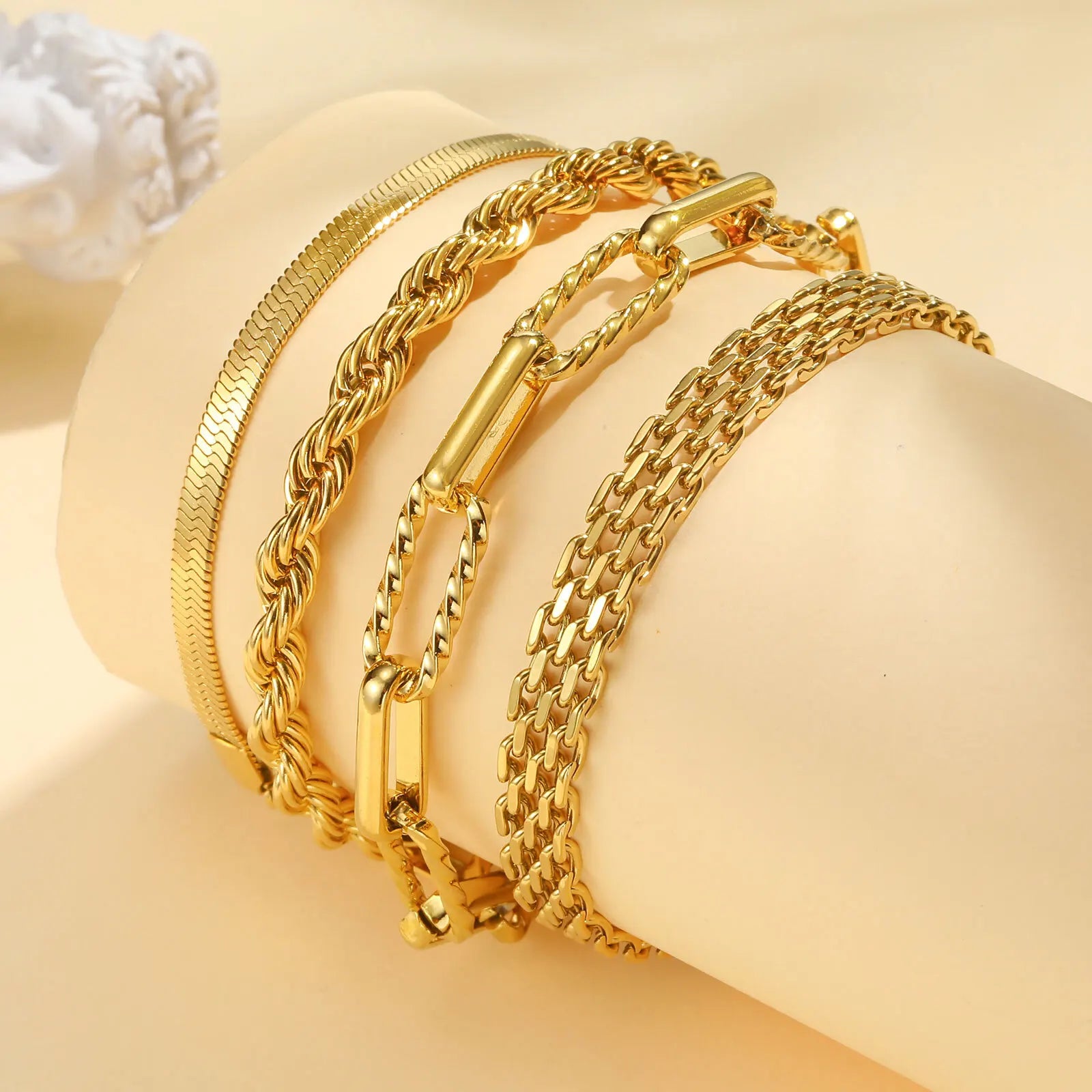 Steel Chain Bracelets For Women