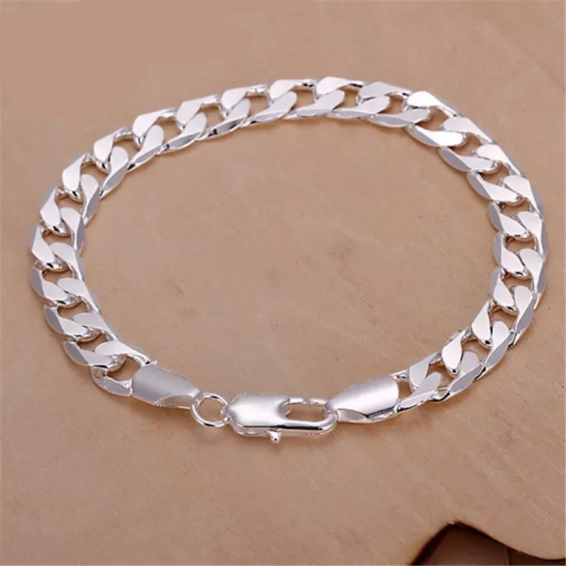 silver bracelet for men