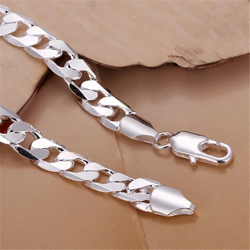 silver bracelet for men