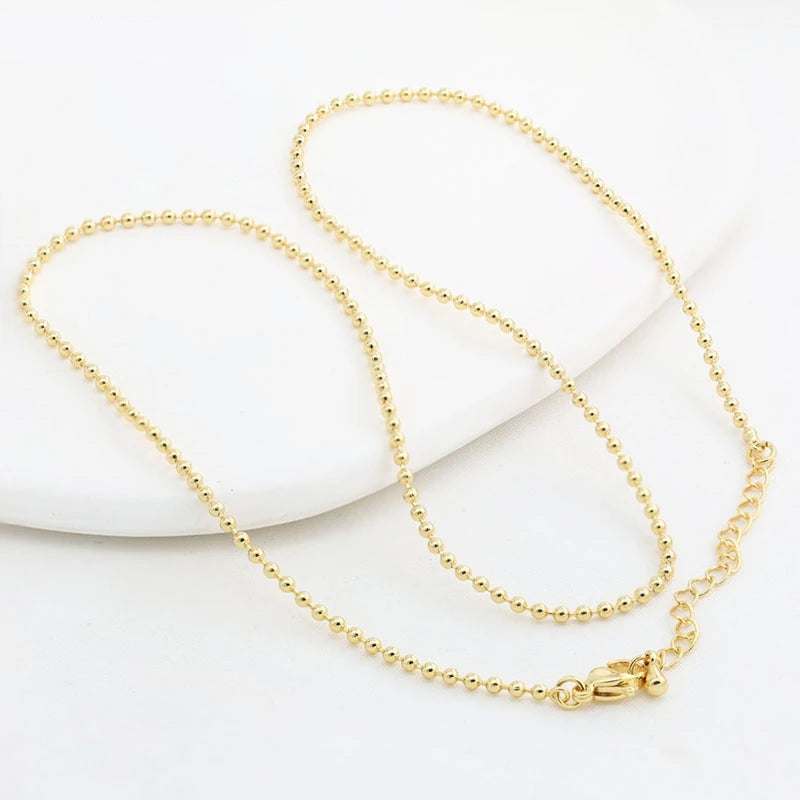 Women's Necklace Chain 14K Gold Plated